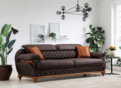 Living room upholstered sofas modern three-seater sofa couch luxury upholstered furniture